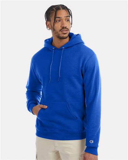 Champion Powerblend® Hooded Sweatshirt S700 Red River Clay Custom Embroidered Business Logo