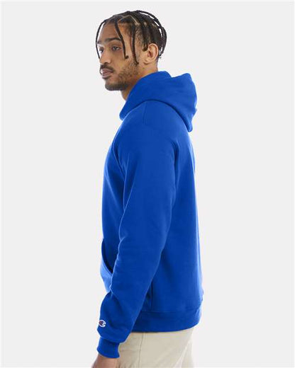Champion Powerblend® Hooded Sweatshirt S700 Royal Blue Custom Embroidered Business Logo