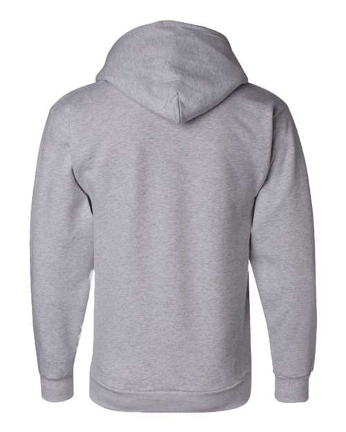 Champion Powerblend® Hooded Sweatshirt S700 Light Steel Custom Embroidered Business Logo