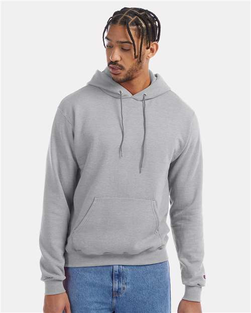 Champion Powerblend® Hooded Sweatshirt S700 Late Night Blue Custom Embroidered Business Logo
