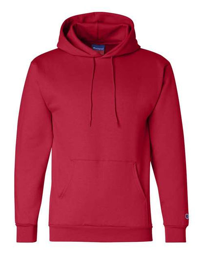 Champion Powerblend® Hooded Sweatshirt S700 Scarlet Custom Embroidered Business Logo