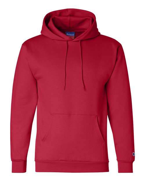 Champion Powerblend® Hooded Sweatshirt S700 Scarlet Custom Embroidered Business Logo