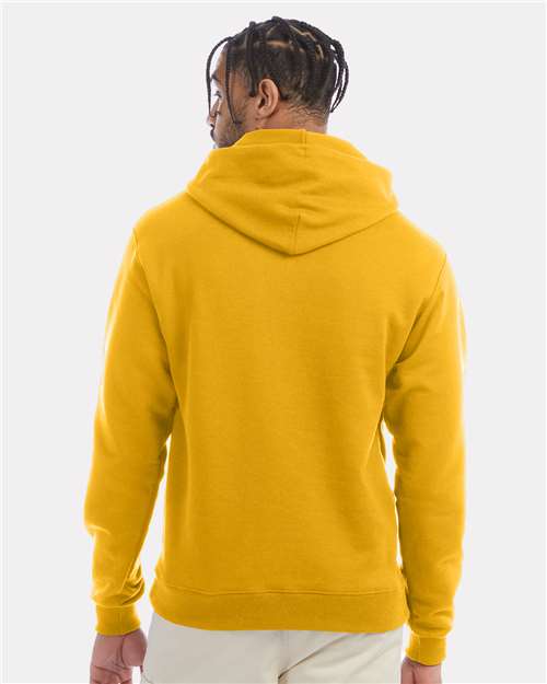 Champion Powerblend® Hooded Sweatshirt S700 Gold Custom Embroidered Business Logo