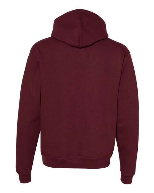 Champion Powerblend® Hooded Sweatshirt S700 Maroon Custom Embroidered Business Logo