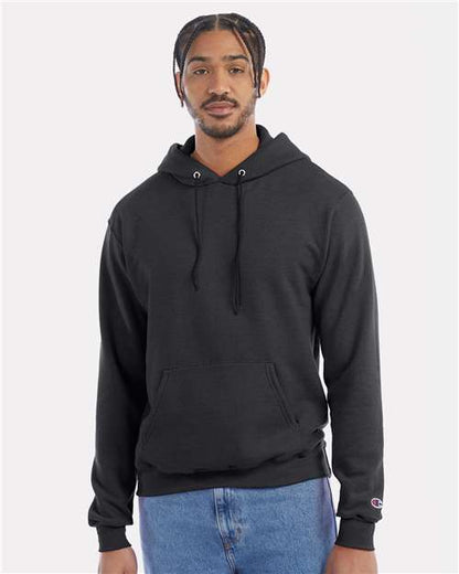 Custom Embroidered  Champion Powerblend® Hooded Sweatshirt S700 Charcoal Heather
