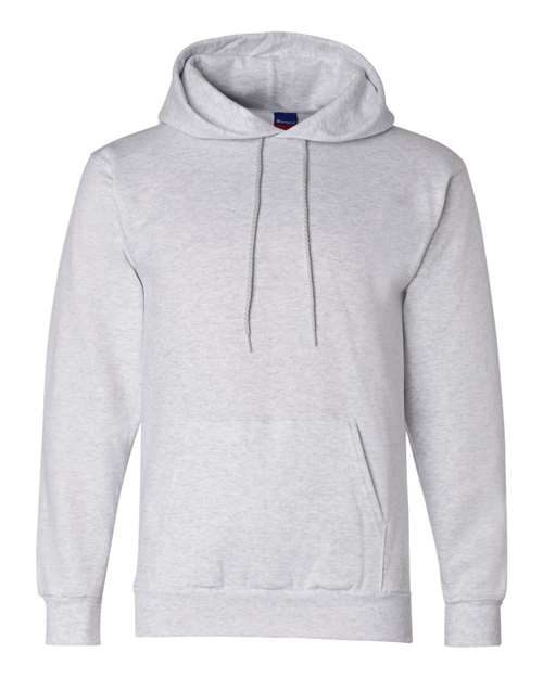 Champion Powerblend® Hooded Sweatshirt S700 Silver Grey Custom Embroidered Business Logo