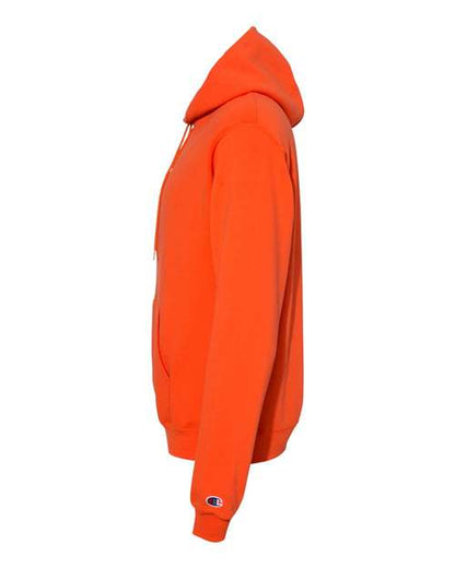 Champion Powerblend® Hooded Sweatshirt S700 Orange Custom Embroidered Business Logo