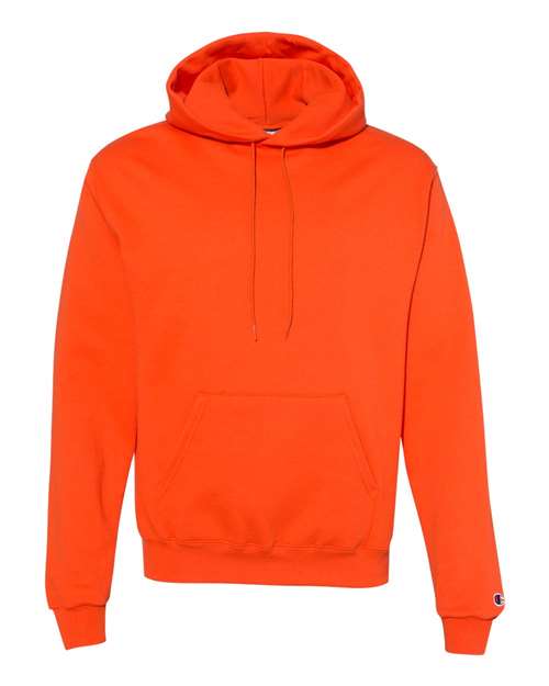Champion Powerblend® Hooded Sweatshirt S700 Orange Custom Embroidered Business Logo