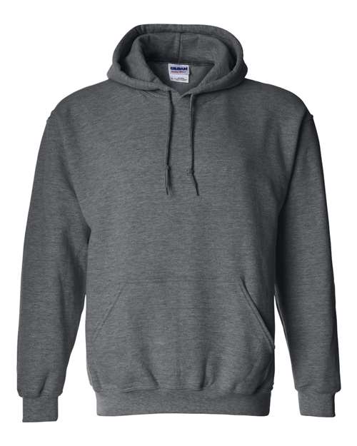 Gildan Heavy Blend™ Hooded Sweatshirt 18500 Dark Chocolate Custom Embroidered Business Logo