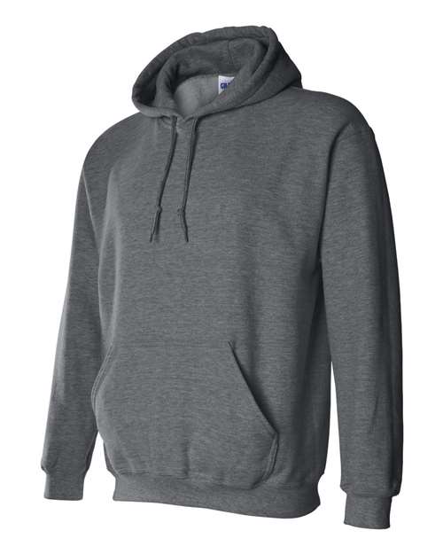 Gildan Heavy Blend™ Hooded Sweatshirt 18500 Dark Chocolate Custom Embroidered Business Logo
