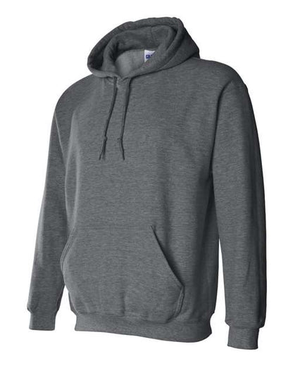 Gildan Heavy Blend™ Hooded Sweatshirt 18500 Dark Chocolate Custom Embroidered Business Logo