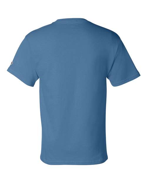 Champion Short Sleeve T-Shirt T425 Late Night Blue Custom Embroidered Business Logo