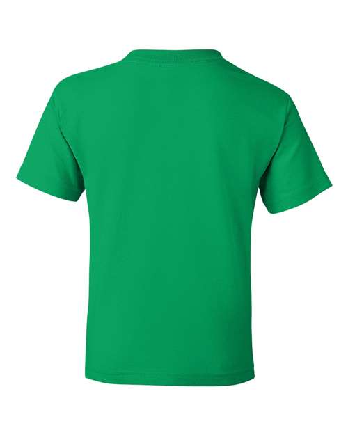 Gildan DryBlend® Youth T-Shirt 8000B Heliconia Custom Embroidered Business Logo