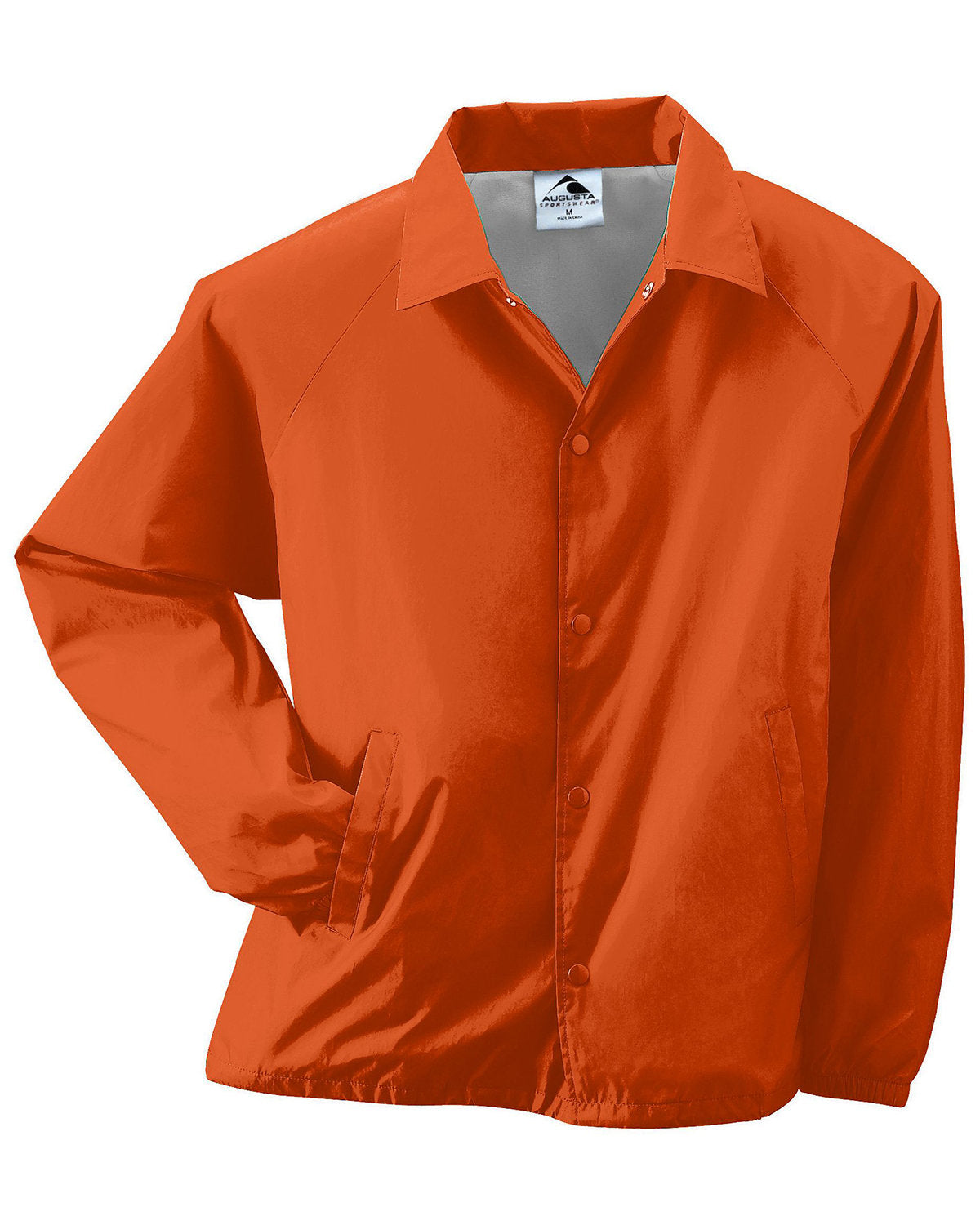 Augusta Sportswear Unisex Nylon Coach's Jacket 3100 ORANGE