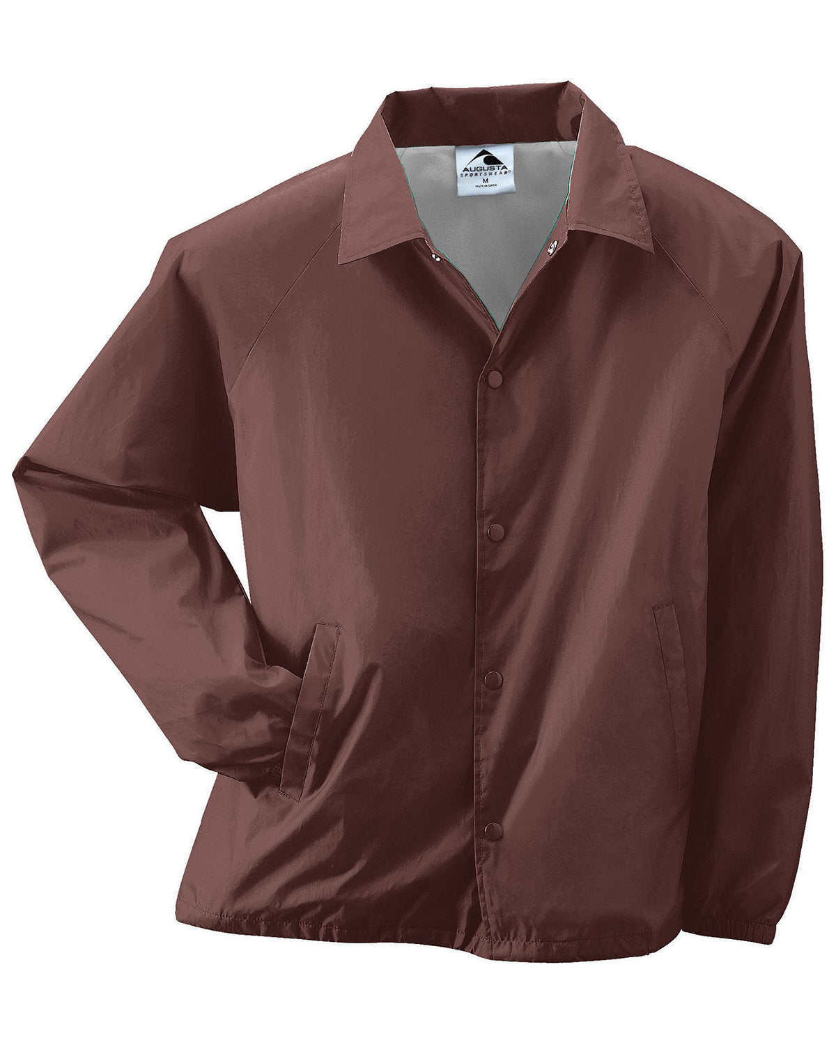 Augusta Sportswear Unisex Nylon Coach's Jacket 3100 BROWN