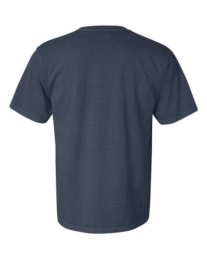 Comfort Colors Garment-Dyed Heavyweight T-Shirt 1717 Denim Custom Embroidered Business Logo