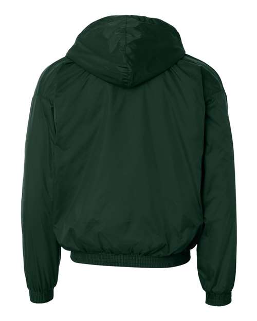 Custom EmbroideredAugusta Sportswear Unisex Fleece Lined Hooded Jacket 1824 Dark Green