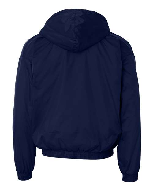Custom EmbroideredAugusta Sportswear Unisex Fleece Lined Hooded Jacket 1824 Navy