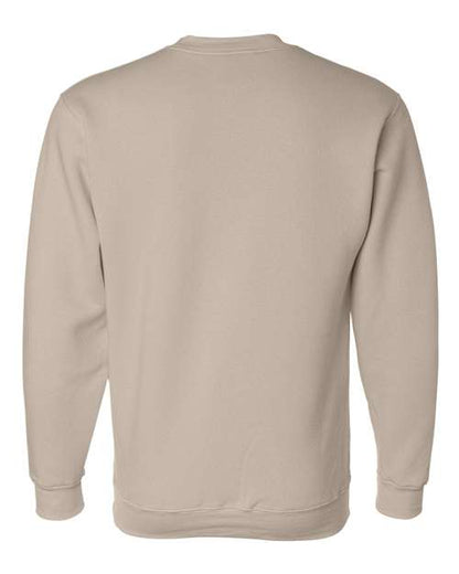 Bayside USA-Made Crewneck Sweatshirt 1102 Sand
