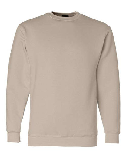 Bayside USA-Made Crewneck Sweatshirt 1102 Sand