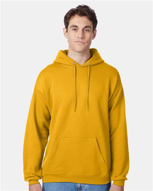 Custom Embroidered  Hanes Ecosmart® Hooded Sweatshirt P170 Gold