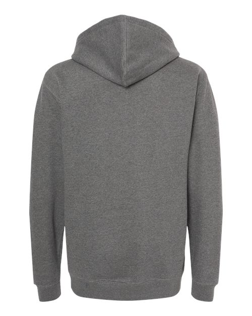 Independent Trading Co. Heavyweight Hooded Sweatshirt IND4000 Gunmetal Heather Custom Embroidered Business Logo