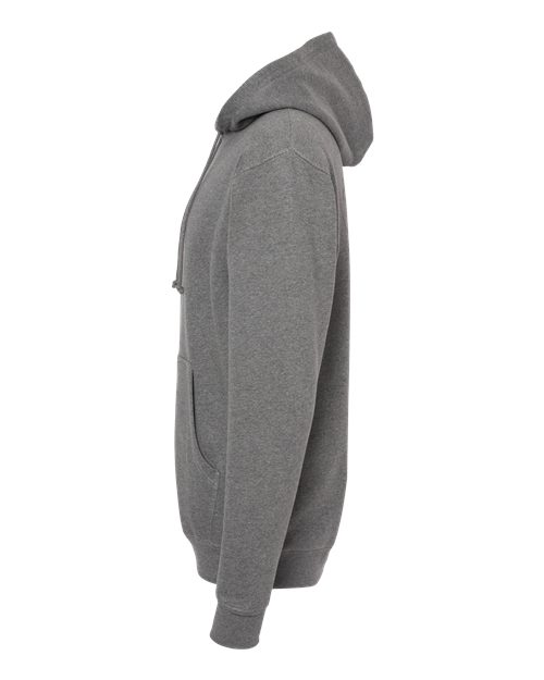 Independent Trading Co. Heavyweight Hooded Sweatshirt IND4000 Gunmetal Heather Custom Embroidered Business Logo