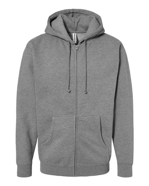 Independent Trading Co. Heavyweight Full-Zip Hooded Sweatshirt IND4000Z Custom Embroidered Business Logo