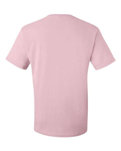JERZEES Dri-Power® 50/50 T-Shirt 29MR Classic Pink Custom Embroidered Business Logo