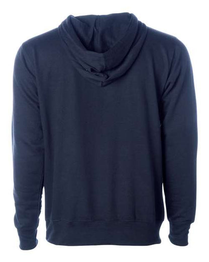 Independent Trading Co. Midweight Hooded Sweatshirt SS4500 Charcoal Heather Custom Embroidered Business Logo