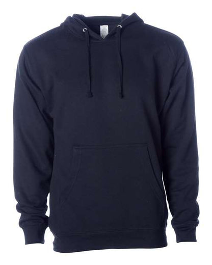 Independent Trading Co. Midweight Hooded Sweatshirt SS4500 Charcoal Heather Custom Embroidered Business Logo