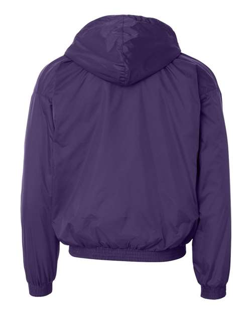 Custom EmbroideredAugusta Sportswear Unisex Fleece Lined Hooded Jacket 1824 Purple