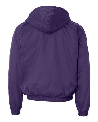 Custom EmbroideredAugusta Sportswear Unisex Fleece Lined Hooded Jacket 1824 Purple