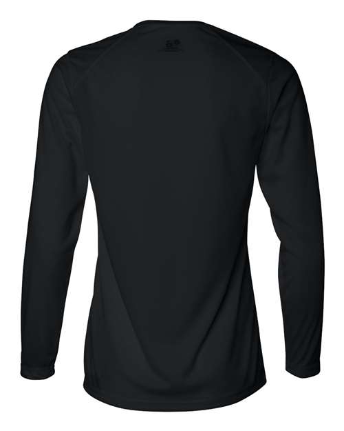 Badger Women's B-Core Long Sleeve T-Shirt 4164 Black