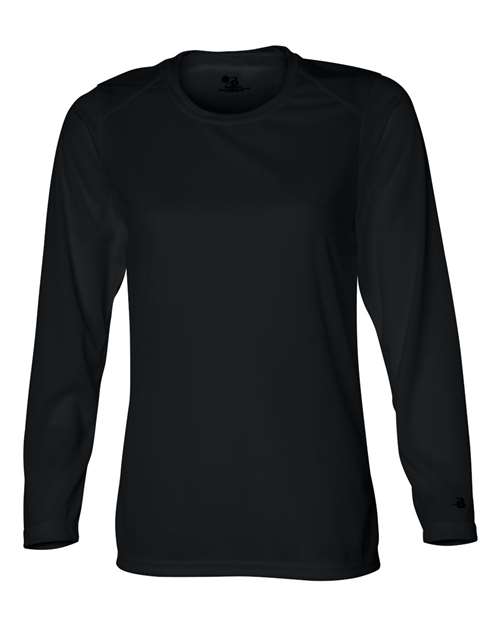 Badger Women's B-Core Long Sleeve T-Shirt 4164 Black