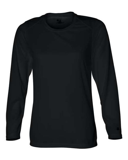 Badger Women's B-Core Long Sleeve T-Shirt 4164 Black