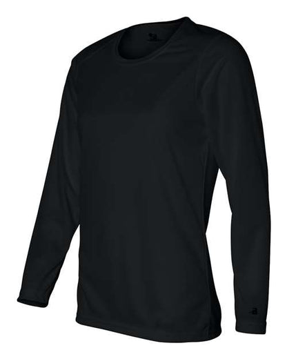 Badger Women's B-Core Long Sleeve T-Shirt 4164 Black