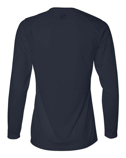 Badger Women's B-Core Long Sleeve T-Shirt 4164 Navy