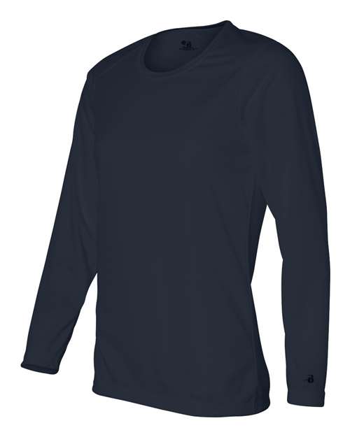 Badger Women's B-Core Long Sleeve T-Shirt 4164 Navy
