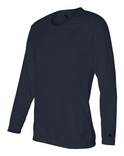Badger Women's B-Core Long Sleeve T-Shirt 4164 Navy