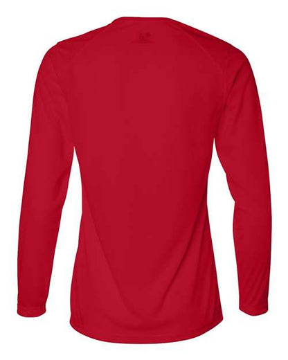 Badger Women's B-Core Long Sleeve T-Shirt 4164 Red
