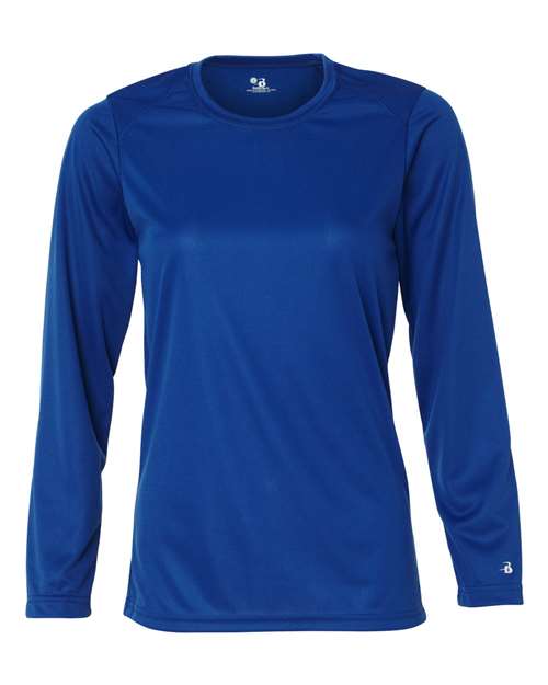 Badger Women's B-Core Long Sleeve T-Shirt 4164 Royal