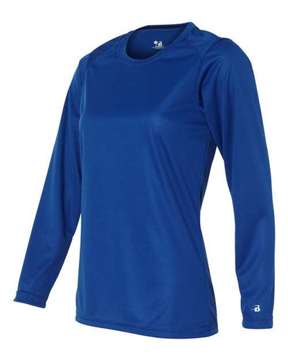 Badger Women's B-Core Long Sleeve T-Shirt 4164 Royal