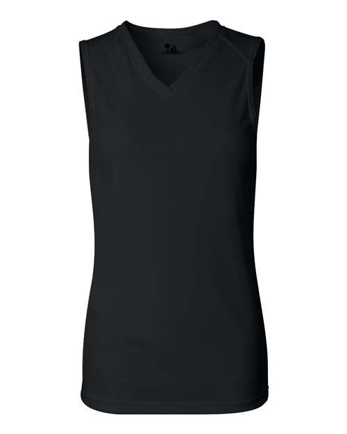Badger Women's B-Core Sleeveless T-Shirt 4163 Black