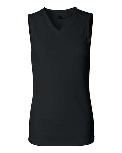 Badger Women's B-Core Sleeveless T-Shirt 4163 Black