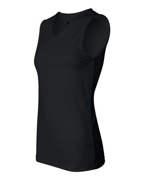 Badger Women's B-Core Sleeveless T-Shirt 4163 Black