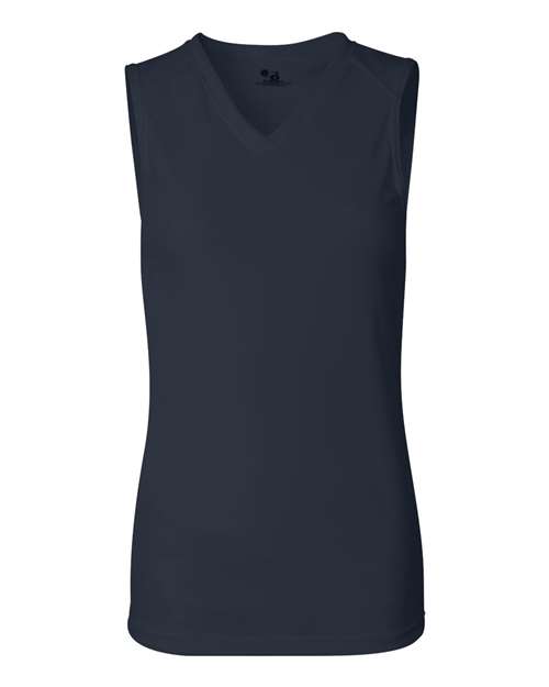 Badger Women's B-Core Sleeveless T-Shirt 4163 Navy