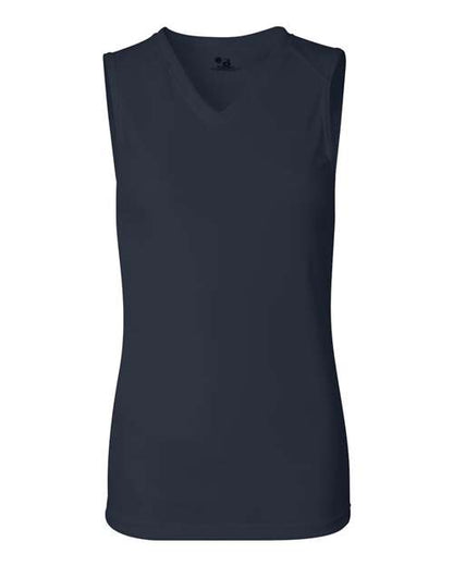 Badger Women's B-Core Sleeveless T-Shirt 4163 Navy