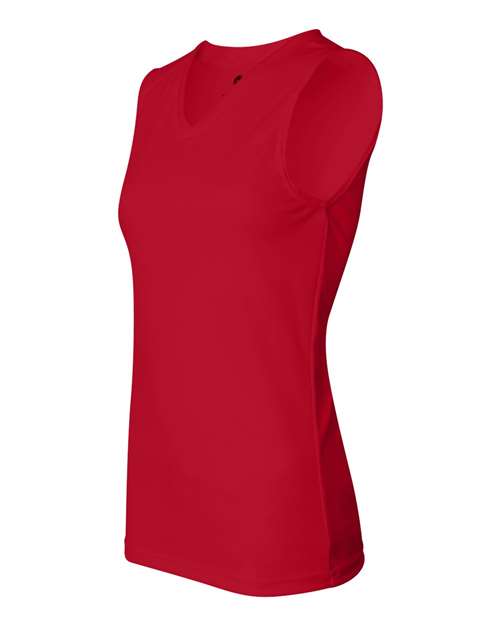 Badger Women's B-Core Sleeveless T-Shirt 4163 Red