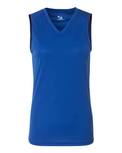 Badger Women's B-Core Sleeveless T-Shirt 4163 Royal